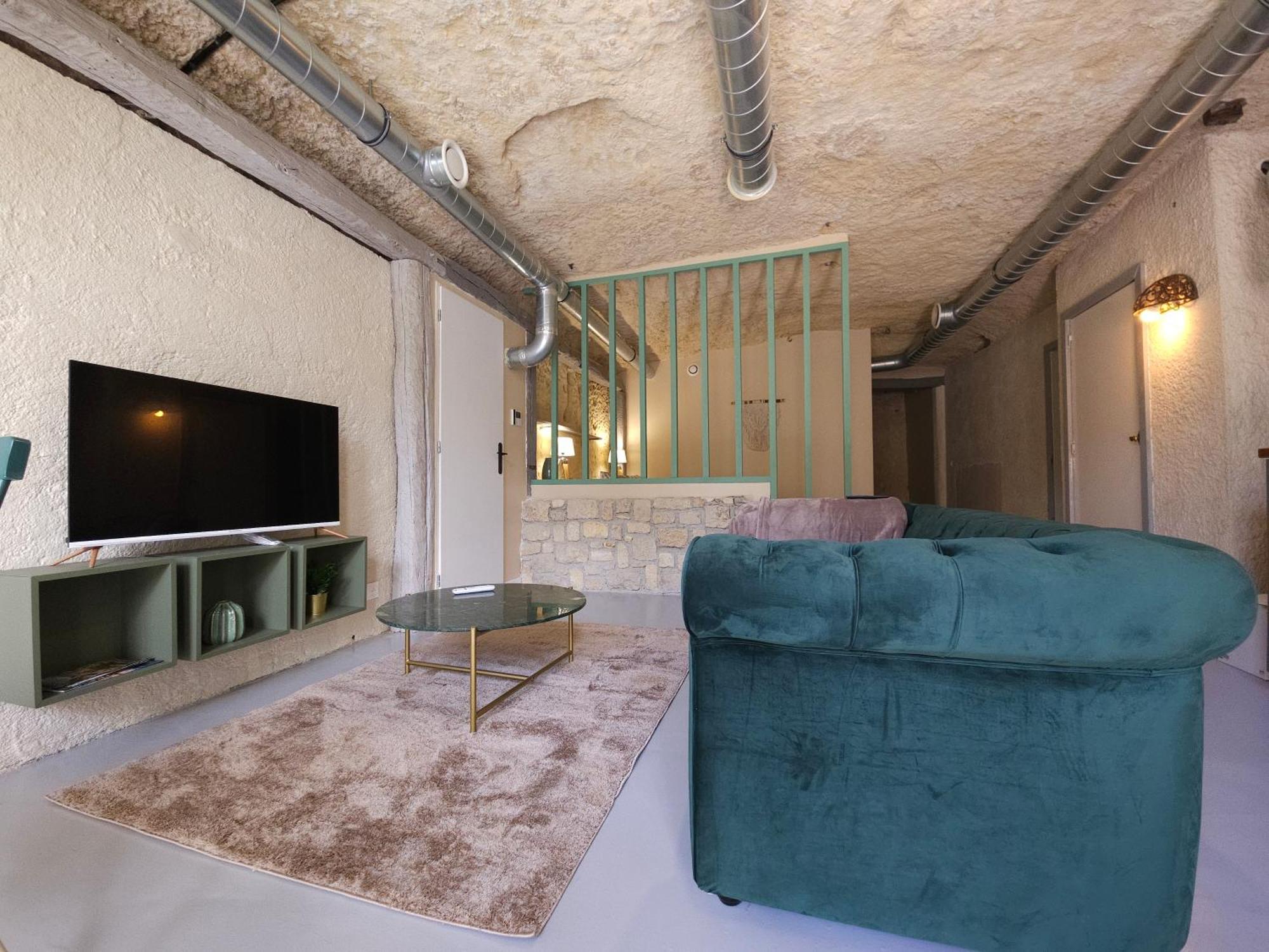 The Sweet Cave Apartment Saint-Etienne-de-Chigny Ngoại thất bức ảnh